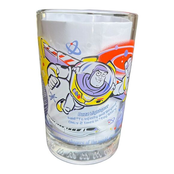 McDonald's 100 years of Magic Walt Disney World Glass Mickey Buzz - Picture 1 of 7
